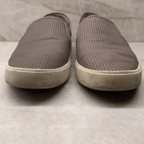 Vince Blair Perforated Leather Slip-On Sneakers - Picture 7 of 9